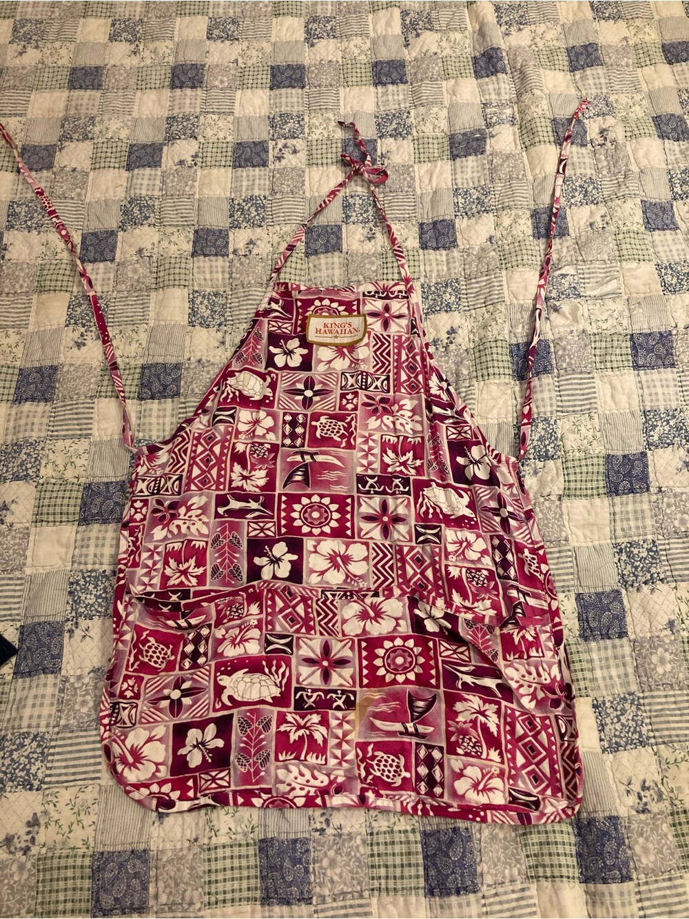 Floral Patchwork Kitchen Apron